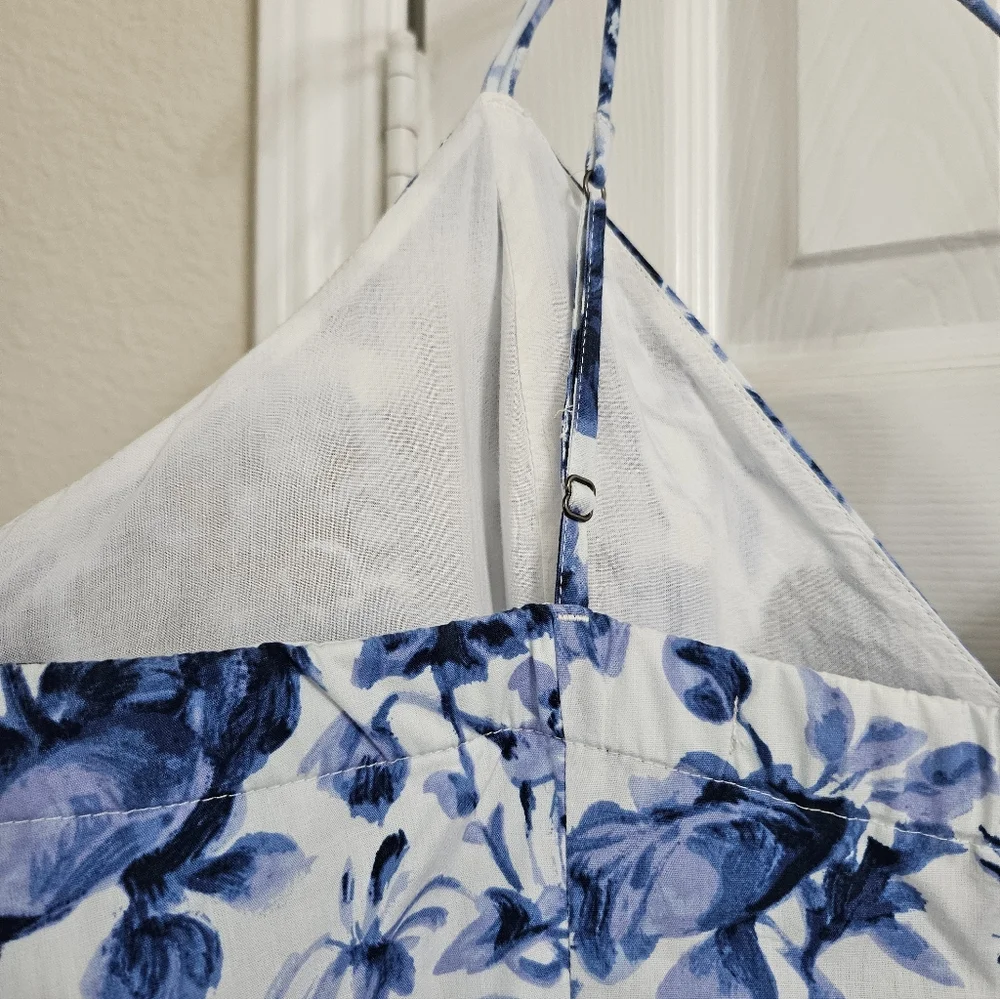 Abercrombie Blue Floral Maxi Dress